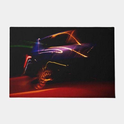 lila Tanztür Fußmatte (Vorderseite)