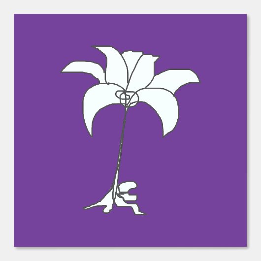 Lila Tapete (Vorderseite)