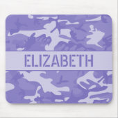 Lila-Tarn-Monogramm Mousepad (Vorne)