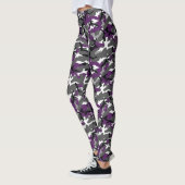 Lila-Tarnleggings Leggings (Links)