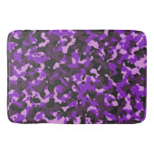 Lila Tarnmuster Badematte (Vorderseite)