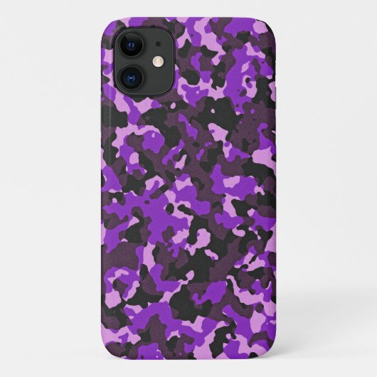 Lila Tarnmuster Case-Mate iPhone Hülle (Rückseite)