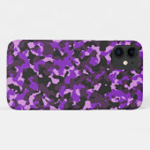 Lila Tarnmuster Case-Mate iPhone Hülle (Rückseite (Horizontal))