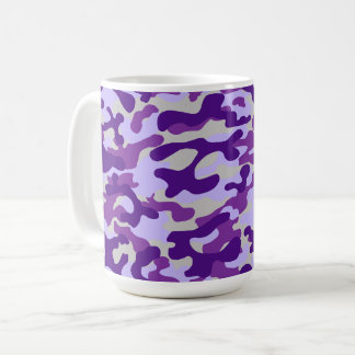 Lila-Tarnmuster Kaffeetasse