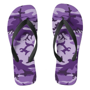 Lila Tarnmuster, Militär, Armee Badesandalen