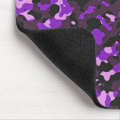 Lila Tarnmuster Mousepad (Ecke)
