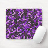 Lila Tarnmuster Mousepad (Mit Mouse)