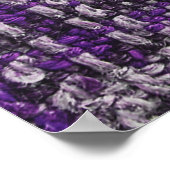 Lila Tartan-Gewebe: texturierter Hintergrund. Poster (Ecke)