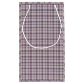 Lila Tartan Kleine Geschenktüte (Rückseite)