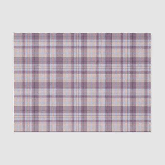 Lila Tartan Seidenpapier (Vorderseite)