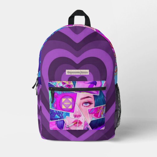 lila Tasche (Vorderseite)