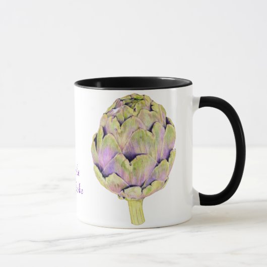 Lila Tasse (Rechts)