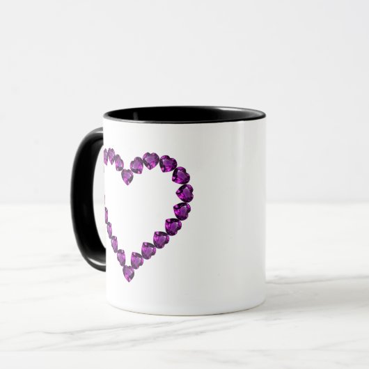 Lila Tasse (Vorderseite Links)