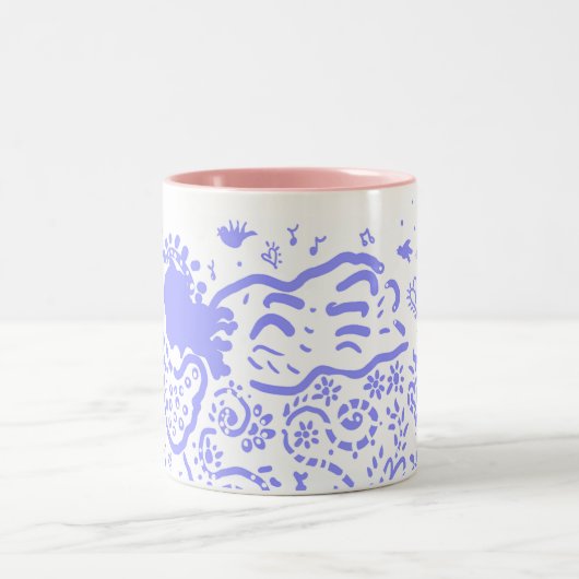 Lila Tasse Angel (Mittel)