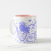 Lila Tasse Angel (Vorderseite Links)