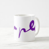 LILA Tasse der Farbensammlung (VorderseiteRechts)