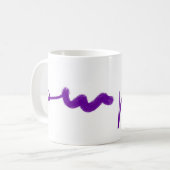 LILA Tasse der Farbensammlung (Vorderseite Links)
