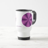 Lila Tasse der optischen Illusion (VorderseiteRechts)