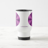 Lila Tasse der optischen Illusion (Mittel)