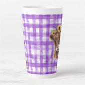 Lila Tasse mit Kuh (passendes Journal erhältlich) (Vorderseite)