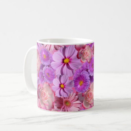 Lila Tasse und Tassen (Vorderseite Links)