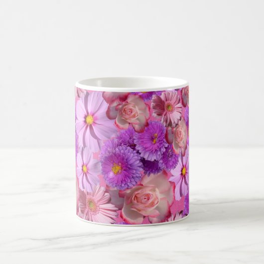 Lila Tasse und Tassen (Mittel)