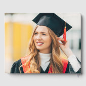 Lila Tassel Die Zukunft ist der schöne Abschluss Gästebuch (Rückseite)