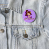 lila Taste "Little Princess" Button (Beispiel)