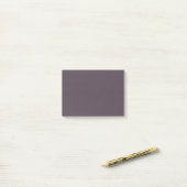 Lila Taupe-Solid-Farbe Post-it Klebezettel (Auf Schreibtisch)