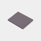 Lila Taupe-Solid-Farbe Post-it Klebezettel (angewinkelt)