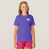 Lila Team-Shirt für den Farbkrieg T-Shirt (Vorne ganz)