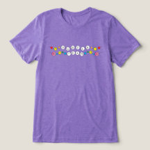 Lila Team-Shirt für den Farbkrieg