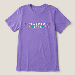 Lila Team-Shirt für den Farbkrieg Tri-Blend Shirt