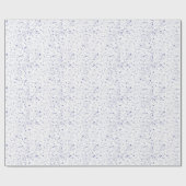 Lila Terrazzo Wrapping Paper Geschenkpapier (Flach)