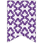 lila, Textilien, Organismus, Violett, Kunst, Schri Wimpelkette (Erste Fahne)