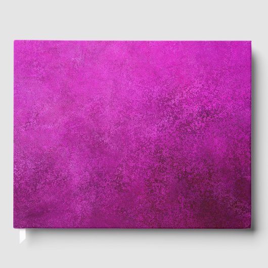 Lila Textur Gästebuch (Vorderseite)