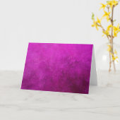 Lila Textur Karte (Gelbe Blume)