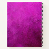 Lila Textur Notizblock (Rückseite)