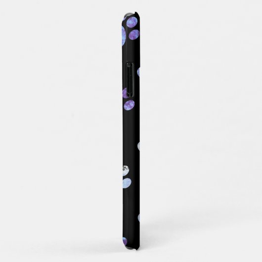 Lila Texturmuster Druckmuster Personalisiert Case-Mate iPhone Hülle (Hinten/Rechts)