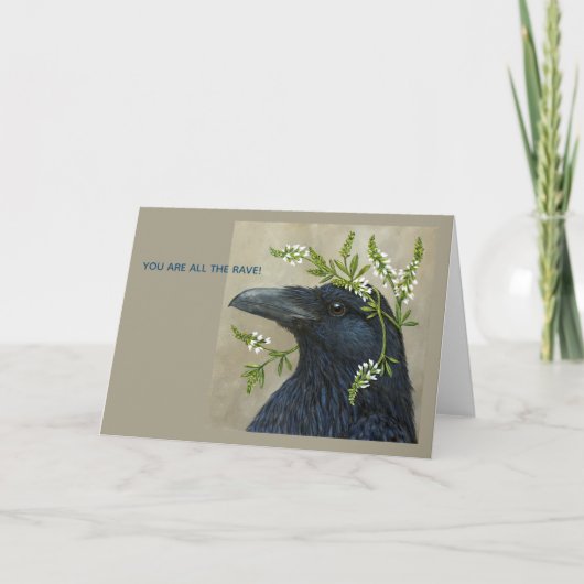 Lila the raven card karte (Vorderseite)