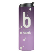 Lila Thermaltumbler Thermosbecher (Nach links gedreht)