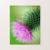 Lila Thistle Jigsaw-Puzzle Puzzle (Vertikal)