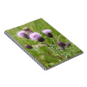 Lila Thistle-Notebook Notizblock (Rechte Seite)