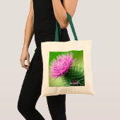 Lila Thistle Tote Tasche (Vorderseite (Produkt))