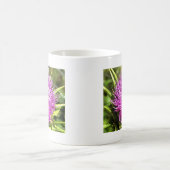 Lila Thistle Wildblume Blumenmuseum Kaffeetasse (Mittel)