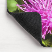 Lila Thistle Wildblume Blumenmuseum Mousepad (Ecke)