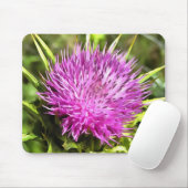 Lila Thistle Wildblume Blumenmuseum Mousepad (Mit Mouse)