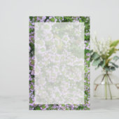 Lila Thymian Briefpapier (Stehend Vorderseite)