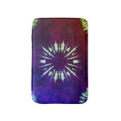 Lila-Tie-Dye-Badmatte Badematte (Vorderseite Vertikal)