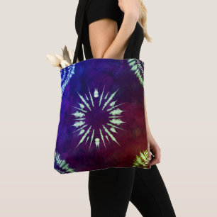 Lila-Tie-Dye-Tasche Tasche